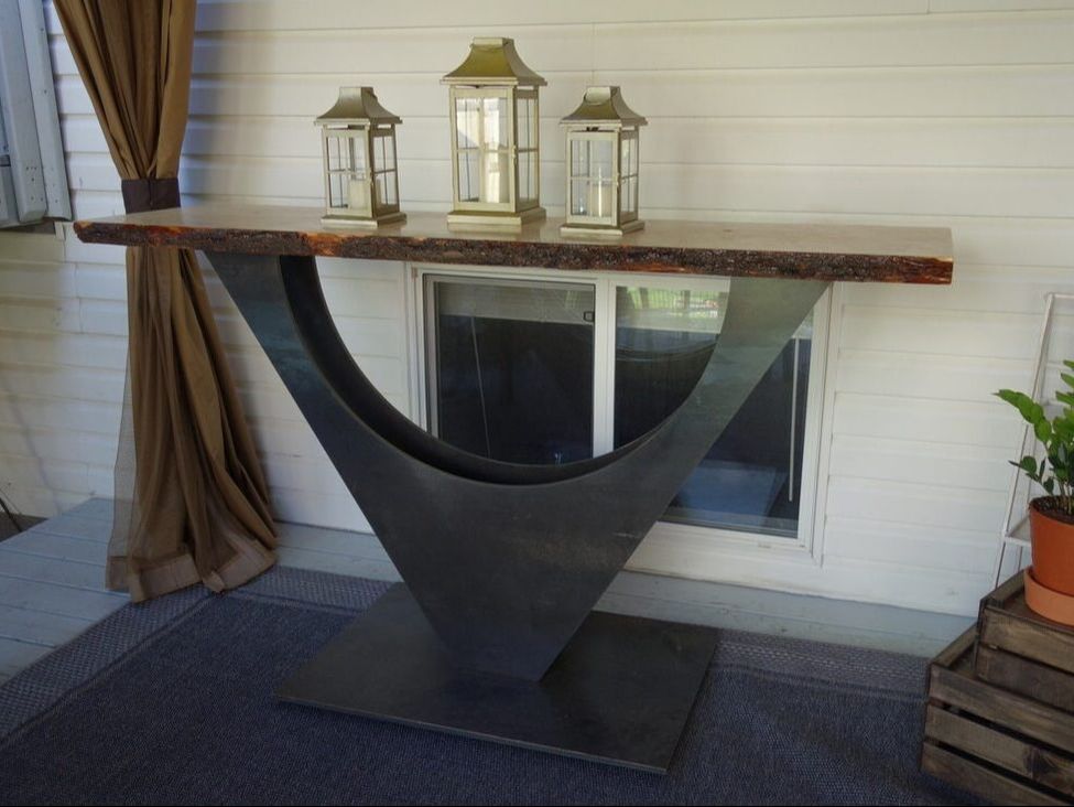 steel based cocktail table