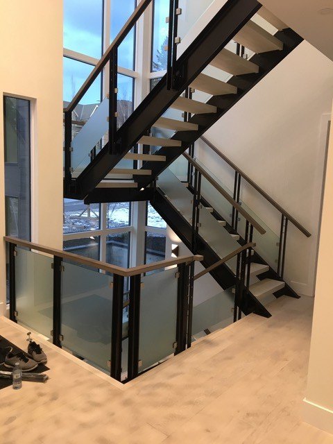 steel frame staircase